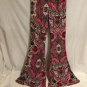 Free People jersey pull-on bell bottoms